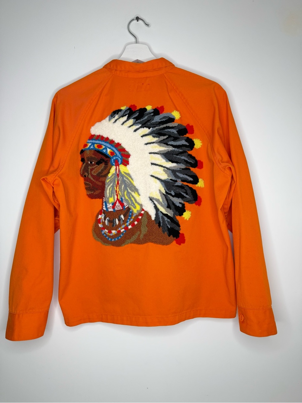 Supreme Chief Harrington Jacket Orange FW17 Size Small